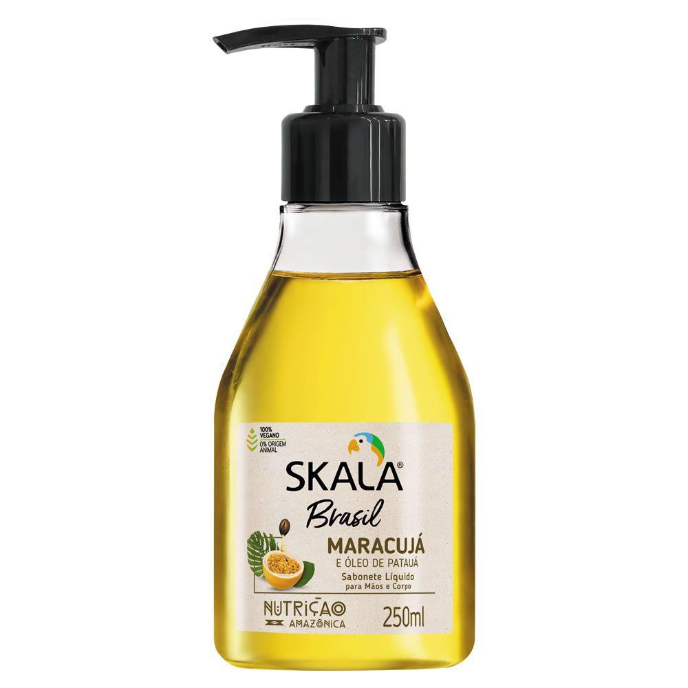 Skala New Liquid Soap Sabonete Líquido Maracujá E Óleo De Patauá / Liquid Soap Oil And Passionflower Patauá Liquid Soap Skala