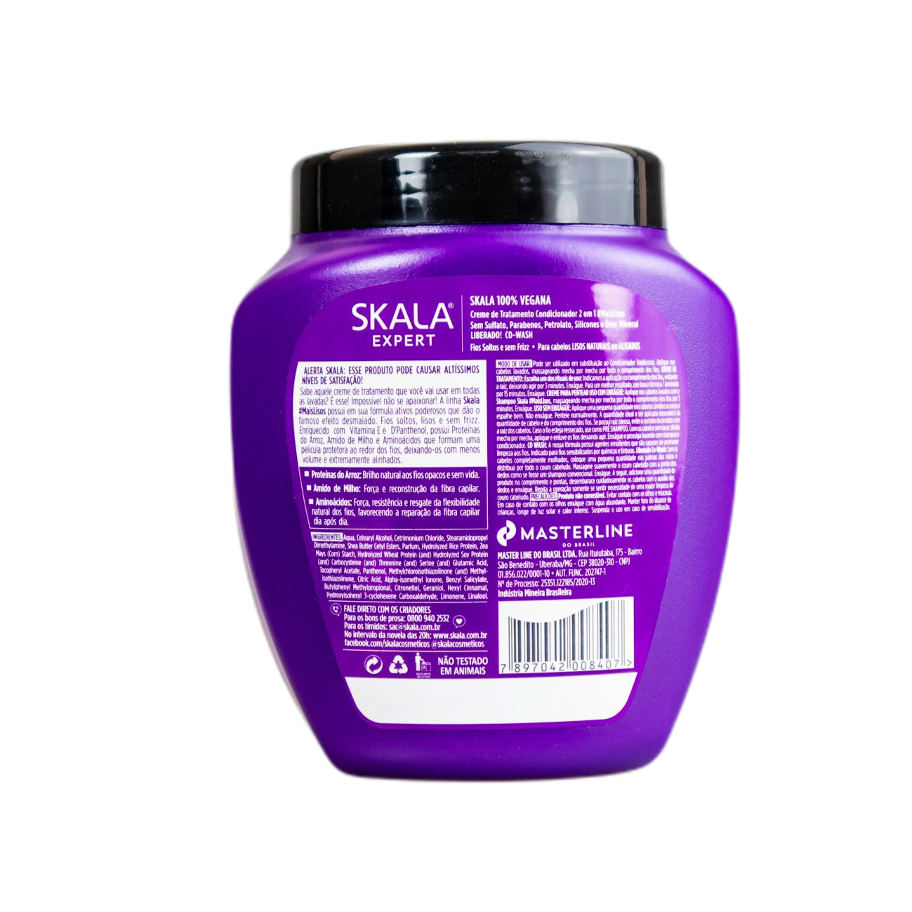 Skala Treatment Cream Creme De Tratamento 1000g #maislisos / Treatment Cream 1000g More Straight Treatment Cream - Skala