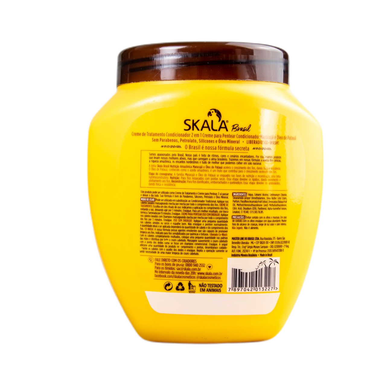 Skala Treatment Cream Creme De Tratamento 2 Em 1 Maracujá E Óleo De Patauá / 2 In One Treatment Cream And Passion Fruit Oil Patauá Treatment Cream - Skala