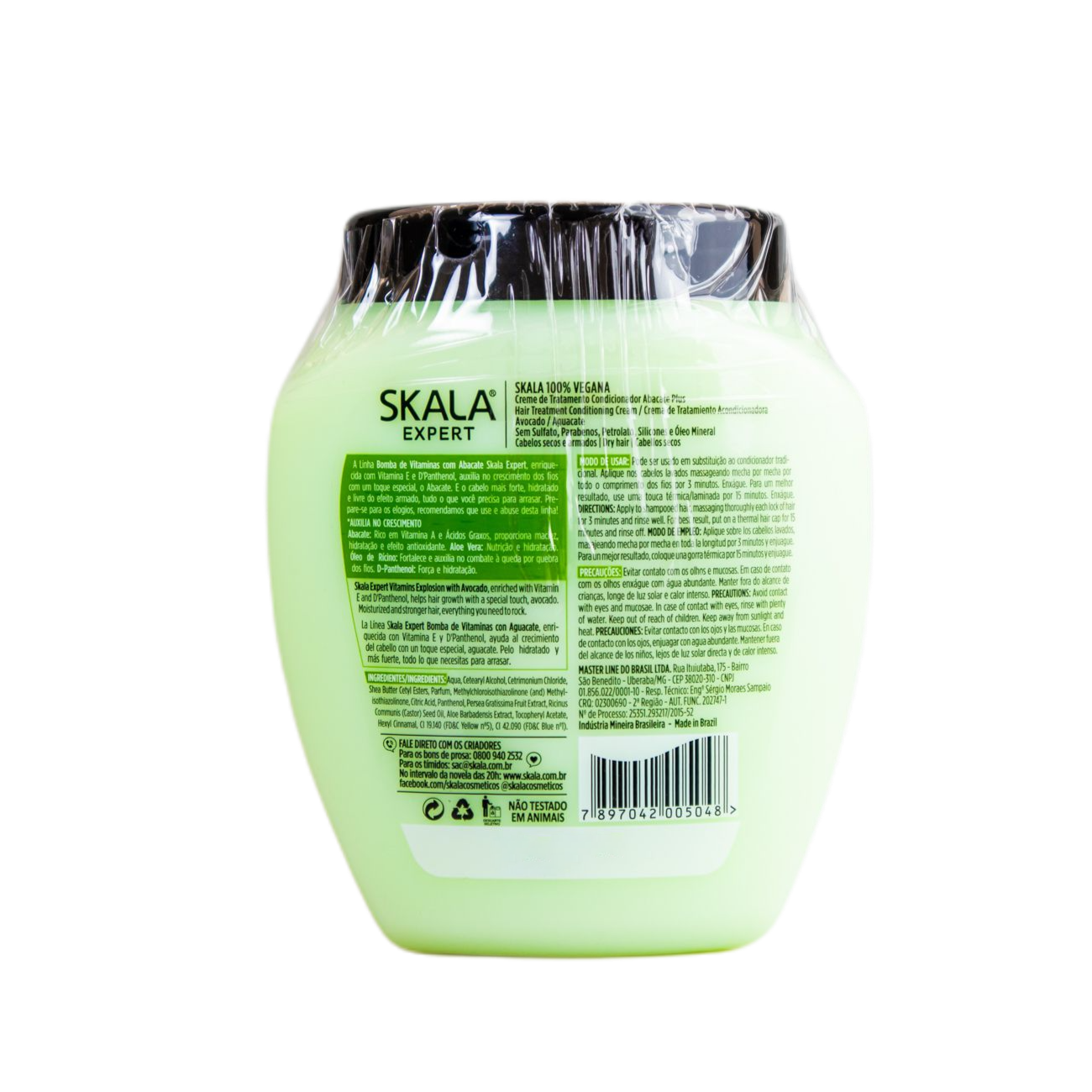 Skala Treatment Cream Creme De Tratamento Bomba De Vitaminas Abacate / Treatment Cream Pump Avocado Vitamins Treatment Cream - Skala