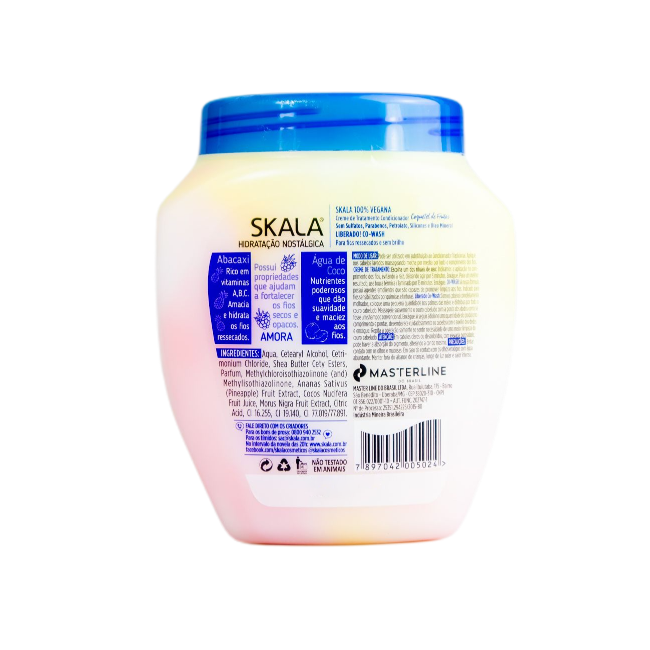 Skala Treatment Cream Creme De Tratamento Coquetel De Frutas / Cream Cocktail Treatment Of Fruits Hair Treatment Cream - Skala