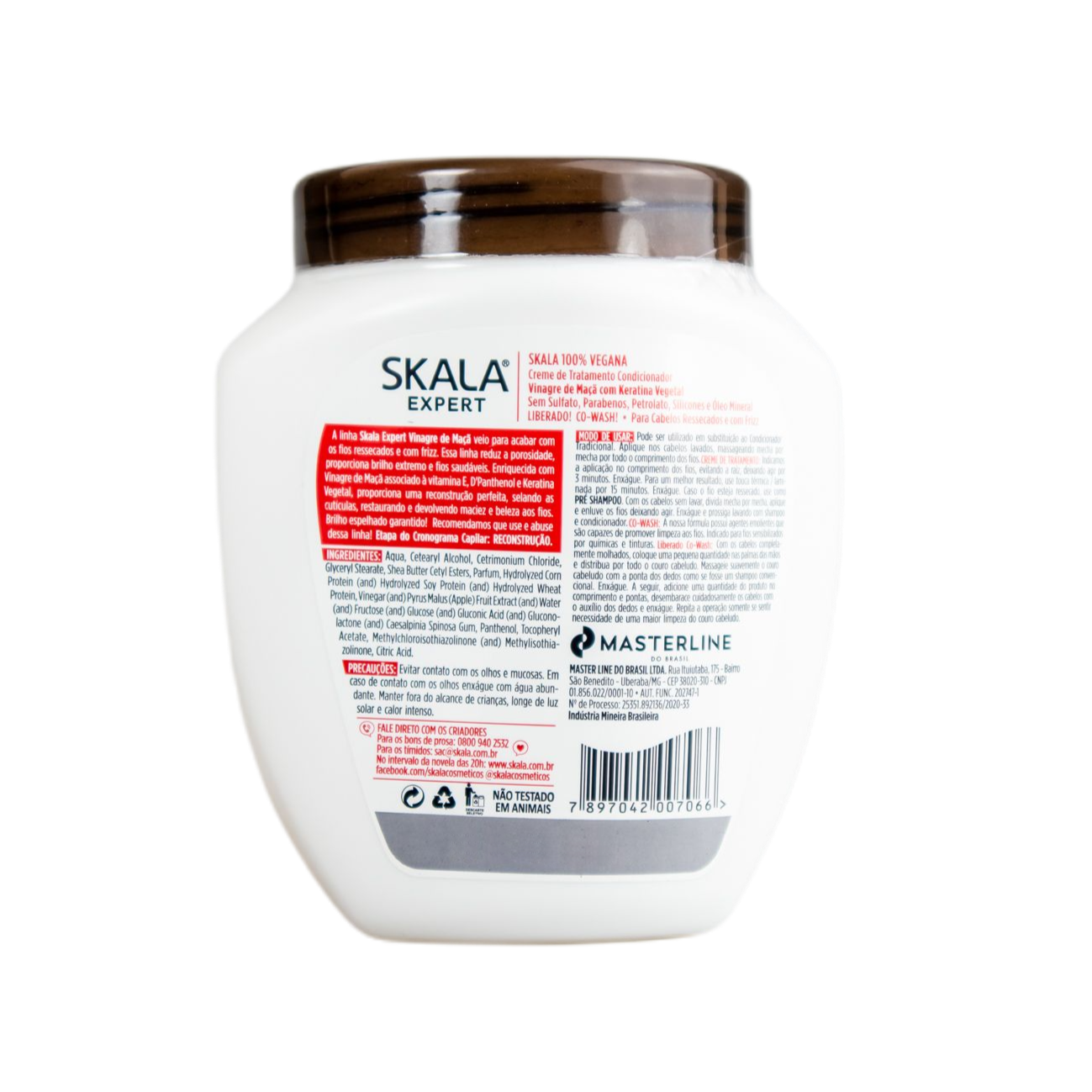 Skala Treatment Cream Creme De Tratamento Vinagre De Maçã / Treatment Cream Apple Cider Vinegar Treatment Cream - Skala