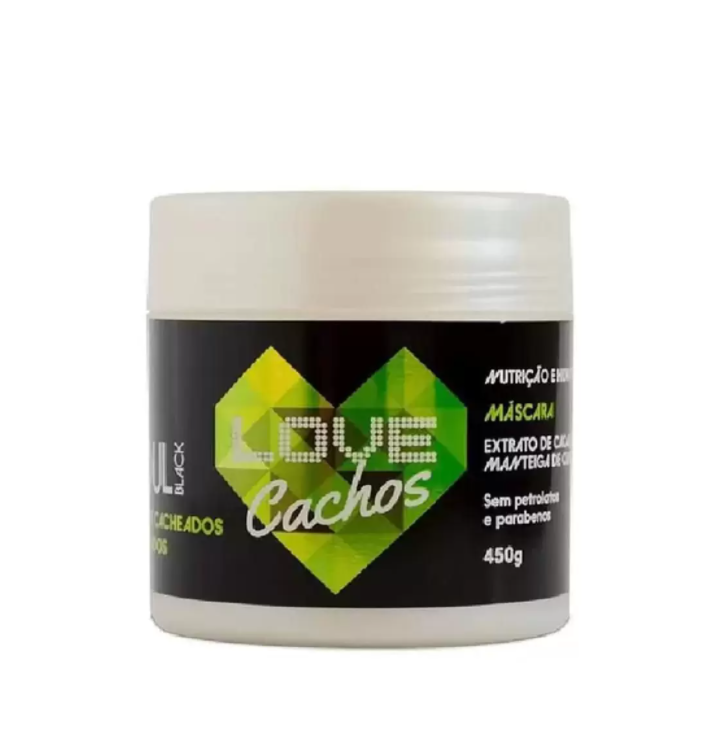 Soul Black Hair Care Love Cachos Curly Curls Nourishing Hydration Treatment Mask 450g - Soul Black