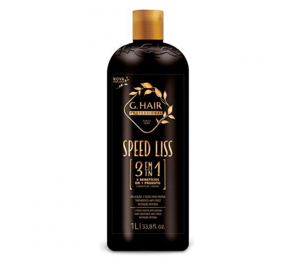 Speed Liss Brazilian Keratin Treatment Brazilian Progressive Brush Treatment Oats and Honey (3 in 1) 1L - Speed Liss