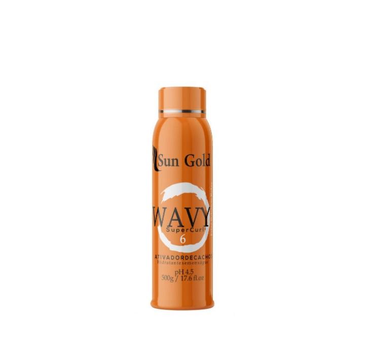 Sun Gold Home Care Curly Wavy Curls Activator Moisturizing Hair Treatment Fluid 500g - Sun Gold