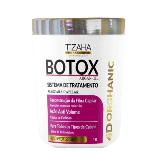 T'Zaha Brazilian Keratin Treatment Argan Oil Btox Volume Reducer 4D Orghanic Reconstruction Mask 1Kg - T'Zaha