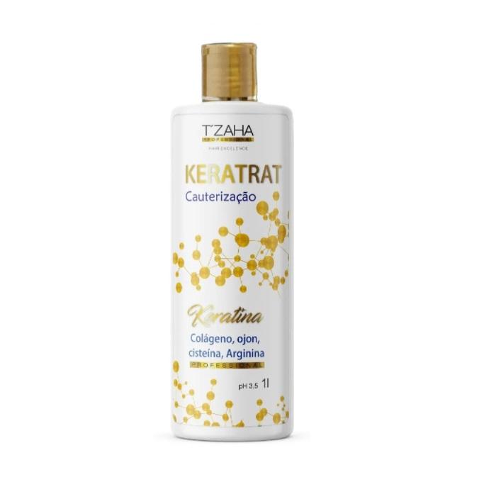 T'Zaha Brazilian Keratin Treatment Keratrat Keratin Ojon Arginine Cysteine Nourishing Cauterization 1L - T'Zaha