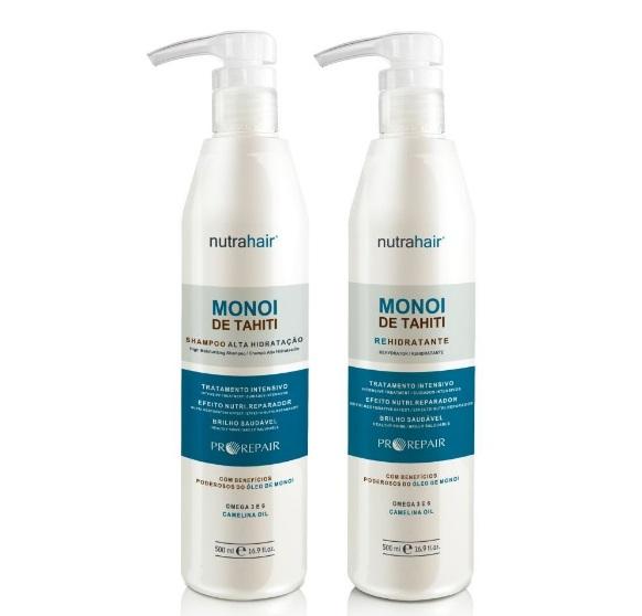 Intensive Treatment Hydration Tahiti Monoi Oil Home Care 2 Prod. - NutraHair