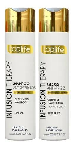 Top Life Brazilian Keratin Progressive Toplife 300ml 100 Original - Top Life