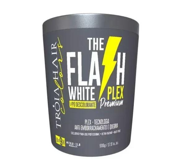 Troia Hair Brazilian Keratin Treatment Colors Flash White Plex Premium Discoloration Bleaching Powder 1Kg - Troia Hair
