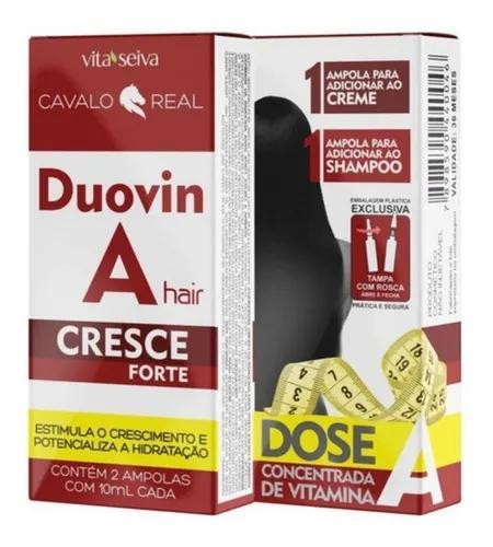 Vita Seiva Ampoules Ampola Duovin a Hair Horse Real Growing Strong 20ml - Vita Seiva