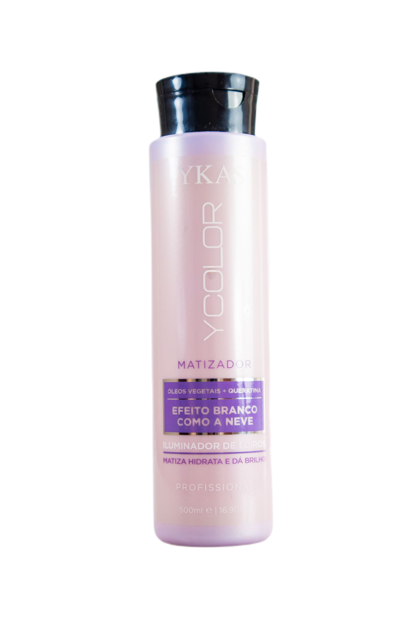 Ykas Brazilian Keratin Treatment Ycolor Tinting Snow White Effect Illuminator Keratin Vegetable Oil 500ml - Ykas