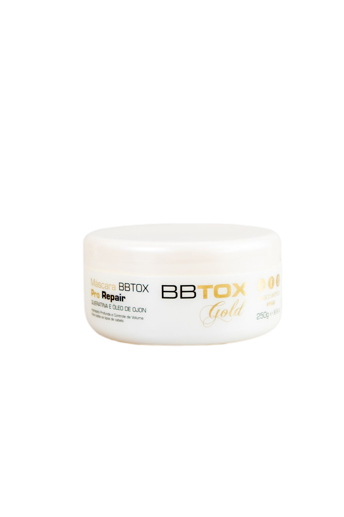 Ykas Hair Mask Bbtox Gold Pro Repair Treatment Volume Control Keratin Ojon Mask 250g - Ykas